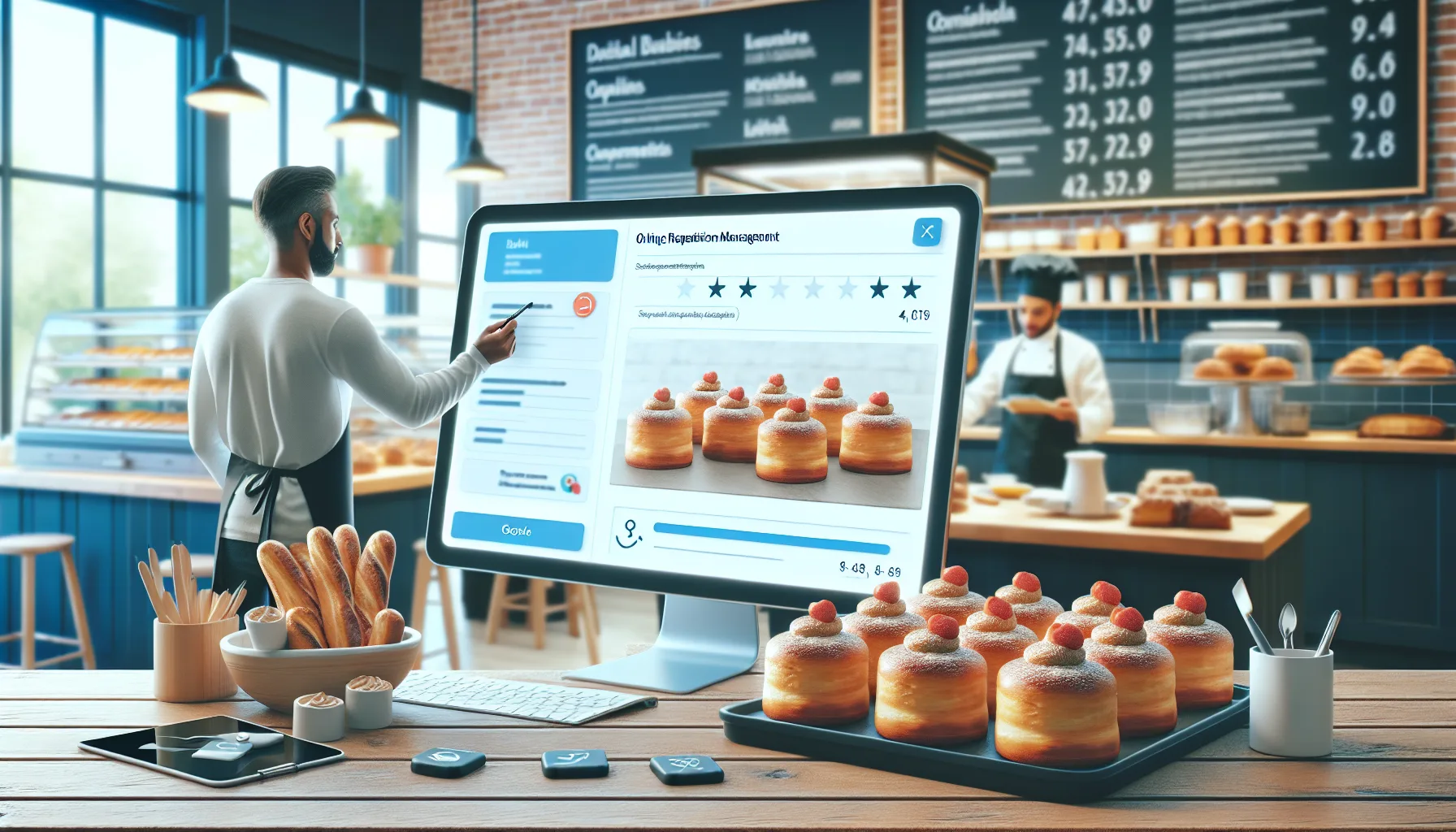 Cómo mejorar la reputación en línea para franquicias de pastelerías